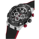  Shop Authentic Guess Navigator Black Dial Black Rubber Strap Watch for Men - GW0264G1 - Luxxuri