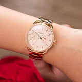  Shop Authentic Fossil Tailor Gold Dial Gold Steel Strap Watch for Women - ES4263 - Luxxuri
