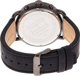  Shop Authentic Tommy Hilfiger Briggs Black Dial Black Leather Strap Watch for Men - 1791426 - Luxxuri