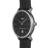  Shop Authentic Tissot Carson Premium Powermatic 80 Black Dial Black Leather Strap Watch For Men - T122.407.16.051.00 - Luxxuri