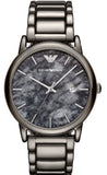  Shop Authentic Emporio Armani Luigi Analog Grey Dial Grey Steel Strap Watch For Men - AR11155 - Luxxuri