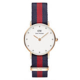  Shop Authentic Daniel Wellington Classy Oxford White Dial Two Tone Nylon Strap Watch For Women - DW00100064 - Luxxuri