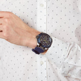  Shop Authentic Guess Genesis Multi Function Analog Blue Dial Blue Rubber Strap Watch For Men - W1254G1 - Luxxuri