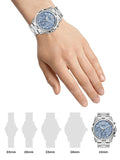 Shop Authentic Guess Commander Chronograph Blue Dial Silver Steel Strap Watch for Men - GW0056G2 - Luxxuri
