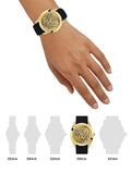  Shop Authentic Guess Clarity Gold Dial Black Silicone Strap Watch for Women - GW0109L1 - Luxxuri
