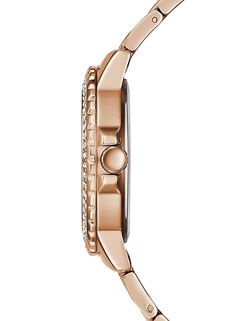  Shop Authentic Guess Crown Jewel Multifunction Diamonds White Dial Rose Gold Steel Strap Watch For Women - GW0410L3 - Luxxuri