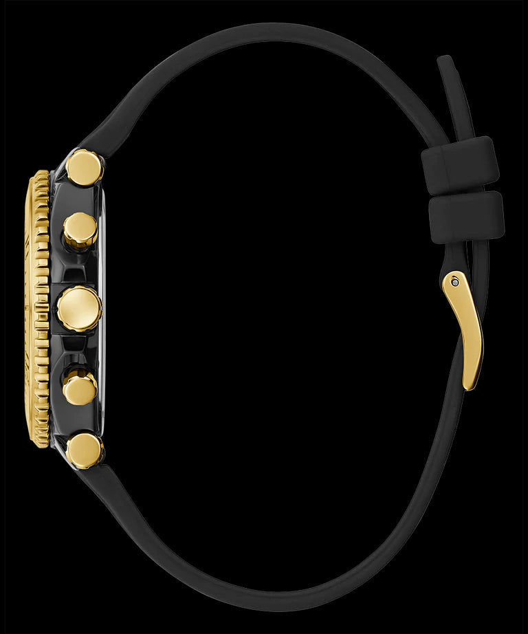  Shop Authentic Guess Cosmic Multifunction Black Dial Black Silicone Strap Watch For Women - GW0466L1 - Luxxuri