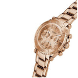  Shop Authentic Guess Cosmic Chronograph Rose Gold Dial Rose Gold Steel Strap Watch for Women - GW0465L2 - Luxxuri