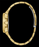  Shop Authentic Guess Cosmic Chronograph Gold Dial Gold Steel Strap Watch for Women - GW0465L1 - Luxxuri