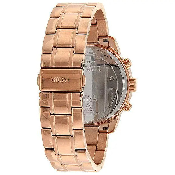  Shop Authentic Guess Sunrise Quartz Rose Gold Dial Rose Gold Steel Strap Watch For Women - W0330L2 - Luxxuri