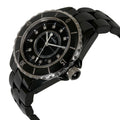  Shop Authentic Chanel J12 Quartz Diamonds Black Dial Black Steel Strap Watch for Women - J12 H1625 - Luxxuri