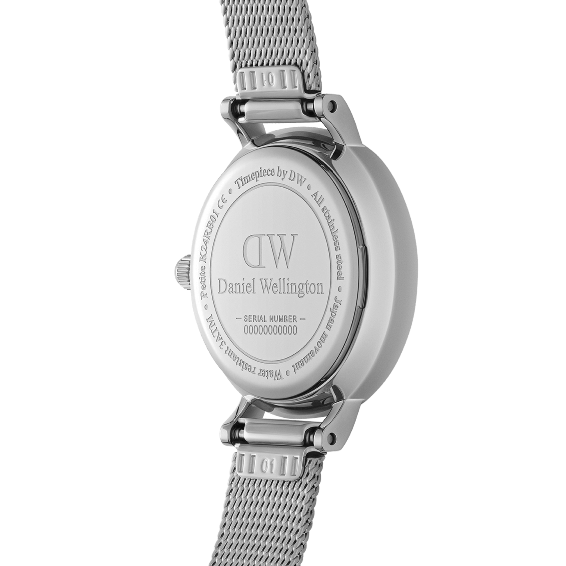  Shop Authentic Daniel Wellington Classic Petite Sterling White Dial Silver Mesh Bracelet Watch for Women - DW00100442 - Luxxuri