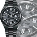  Shop Authentic Citizen Tsuyosa Automatic Camouflage Black Dial Black Steel Strap Watch For Men - NJ0155-87E - Luxxuri