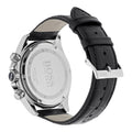  Shop Authentic Hugo Boss Ikon Black Dial Black Leather Strap Watch for Men - 1513178 - Luxxuri