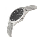  Shop Authentic Calvin Klein Minimal Black Dial Silver Mesh Bracelet Watch for Men - K3M51151 - Luxxuri
