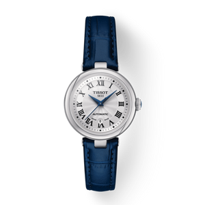  Shop Authentic Tissot Bellissima Automatic Silver Dial Blue Leather Strap Watch For Women - T126.207.16.013.00 - Luxxuri
