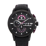  Shop Authentic Maserati Ingegno Chronograph Black Dial Black Leather Strap Watch For Men - R8871619003 - Luxxuri