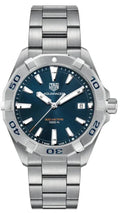 Shop Authentic Tag Heuer Aquaracer Blue Dial Silver Steel Strap Watch for Men - WBD1112.BA0928 - Luxxuri