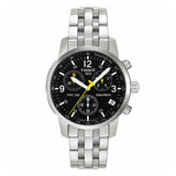  Shop Authentic Tissot T Sport PRC200 Chronograph Black Dial Silver Steel Strap Watch for Men - T17.1.586.52 - Luxxuri