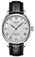  Shop Authentic Tissot Le Locle Powermatic 80 Silver Dial Black Leather Strap Watch For Men - T006.407.16.033.00 - Luxxuri