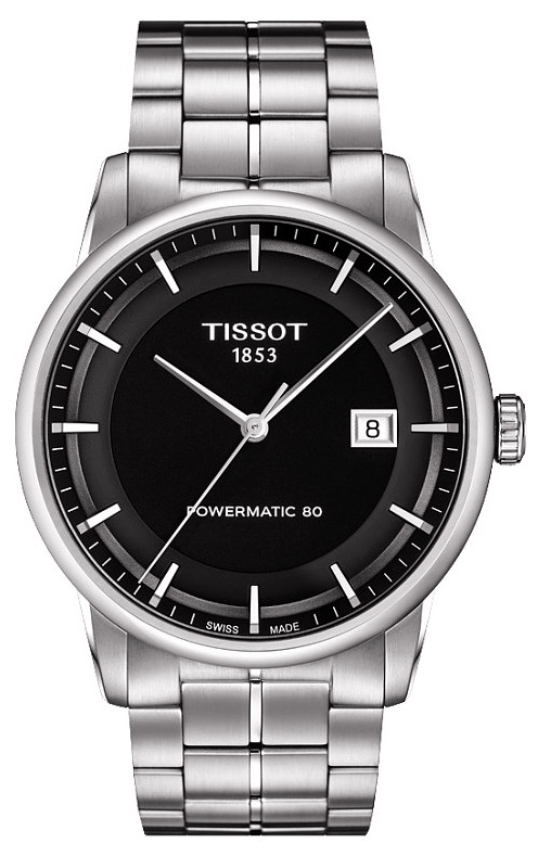  Shop Authentic Tissot Luxury Powermatic 80 Black Dial Silver Steel Strap Watch For Men - T086.407.11.051.00 - Luxxuri