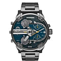  Shop Authentic Diesel Big Daddy 2.0 Blue Dial Grey Stainless Strap Watch For Men - DZ7331 - Luxxuri