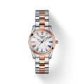 Tissot T Wave Mother of Pearl Dial Two Tone Steel Strap Watch For Women - T112.210.22.113.01
