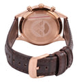  Shop Authentic Emporio Armani Beta Chronograph White Dial Brown Leather Strap Watch For Men - AR1916 - Luxxuri