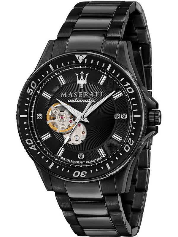  Shop Authentic Maserati SFIDA Automatic Black Special Edition 44mm Watch For Men - R8823140005 - Luxxuri