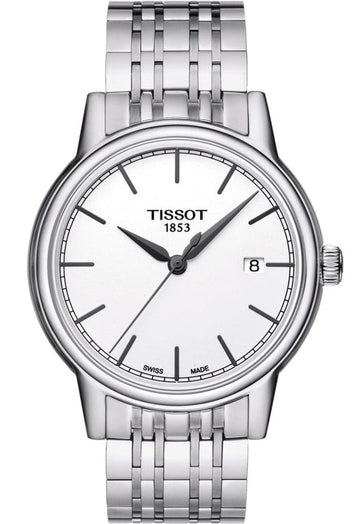  Shop Authentic Tissot Carson Steel White Dial Silver Steel Strap Watch For Men - T085.410.11.011.00 - Luxxuri