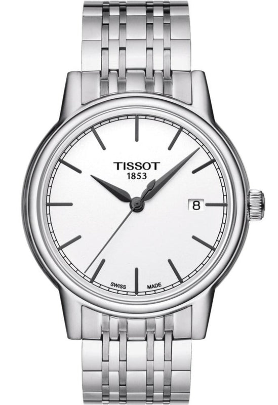  Shop Authentic Tissot Carson Steel White Dial Silver Steel Strap Watch For Men - T085.410.11.011.00 - Luxxuri