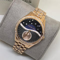  Shop Authentic Michael Kors Lauryn Blue Dial Rose Gold Steel Strap Watch for Women - MK3723 - Luxxuri