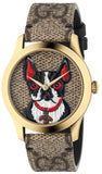 Shop Authentic Gucci G Timeless Brown Dial Brown Leather Strap Watch For Women - YA1264056 - Luxxuri