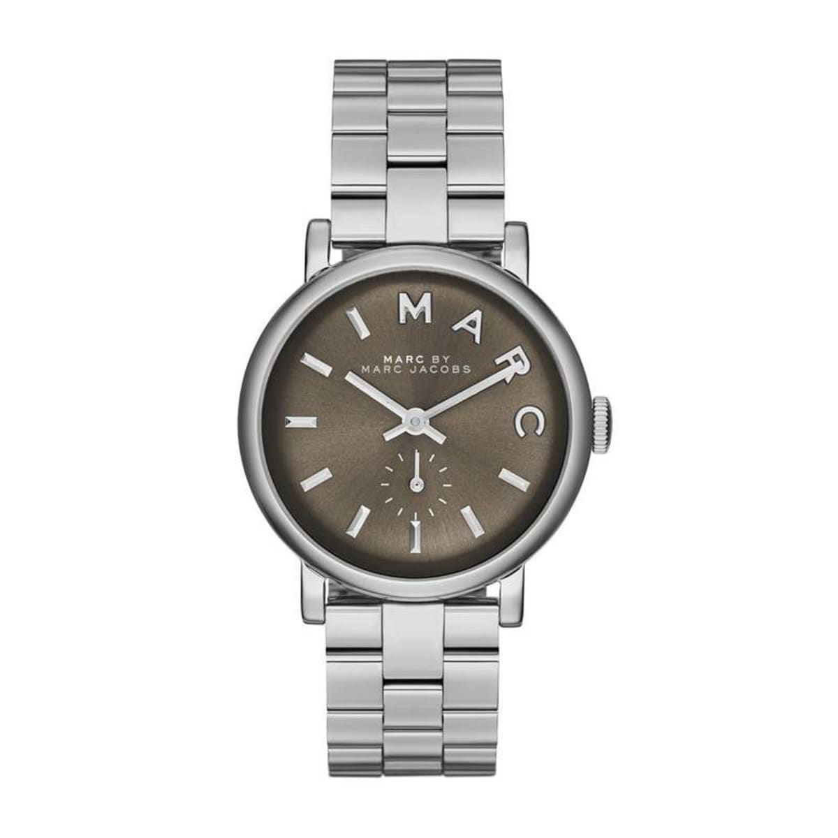  Shop Authentic Marc Jacobs Baker Brown Dial Silver Steel Strap Watch For Women - MBM3329 - Luxxuri