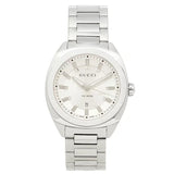  Shop Authentic Gucci G Timeless GG2570 Silver Dial Silver Steel Strap Watch For Men - YA142402 - Luxxuri