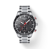  Shop Authentic Tissot T Sport PRS 516 Chronograph Black Dial Silver Steel Strap Watch For Men - T100.417.11.051.01 - Luxxuri