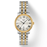  Shop Authentic Tissot T Classic Carson Lady Premium Silver Dial Two Tone Steel Strap Watch For Women - T122.210.22.033.00 - Luxxuri
