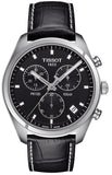  Shop Authentic Tissot PR 100 Chronograph Black Dial Black Leather Strap Watch For Men - T101.417.16.051.00 - Luxxuri