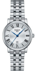 Tissot Carson Premium Lady Silver Dial Silver Steel Strap Watch For Women - T122.210.11.033.00