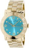  Shop Authentic Marc Jacobs Amy Blue Dial Gold Steel Strap Watch for Women - MBM3220 - Luxxuri