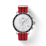  Shop Authentic Tissot Quickster Chronograph NBA Chicago Bulls White Dial Red NATO Strap Watch For Men - T095.417.17.037.04 - Luxxuri