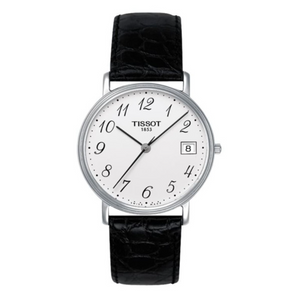  Shop Authentic Tissot T Classic Desire White Dial Black Leather Strap Watch For Men - T52.1.421.12 - Luxxuri
