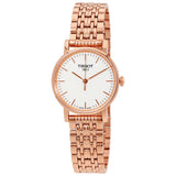  Shop Authentic Tissot T Classic Everytime Small White Dial Rose Gold Mesh Bracelet Watch For Women - T109.210.33.031.00 - Luxxuri