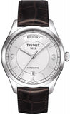  Shop Authentic Tissot T Classic T One Automatic Silver Dial Brown Leather Strap Watch For Men - T038.430.16.037.00 - Luxxuri
