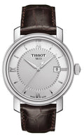  Shop Authentic Tissot T Classic Bridgeport Silver Dial Brown Leather Strap Watch For Men - T097.410.16.038.00 - Luxxuri