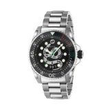  Shop Authentic Gucci Dive Snake Black Dial Silver Steel Strap Watch For Men - YA136218 - Luxxuri