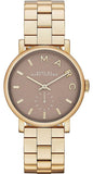 Shop Authentic Marc Jacobs Baker Grey Dial Gold Steel Strap Watch for Women - MBM3281 - Luxxuri