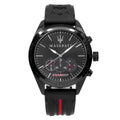  Shop Authentic Maserati Traguardo Chronograph Black Dial Black Rubber Strap Watch For Men - R8871612004 - Luxxuri