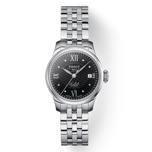  Shop Authentic Tissot Le Locle Automatic Lady Black Dial Silver Steel Strap Watch For Women - T41.1.183.56 - Luxxuri