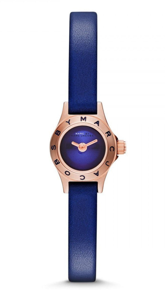  Shop Authentic Marc Jacobs Blade Blue Dial Blue Leather Strap Watch for Women - MBM8641 - Luxxuri